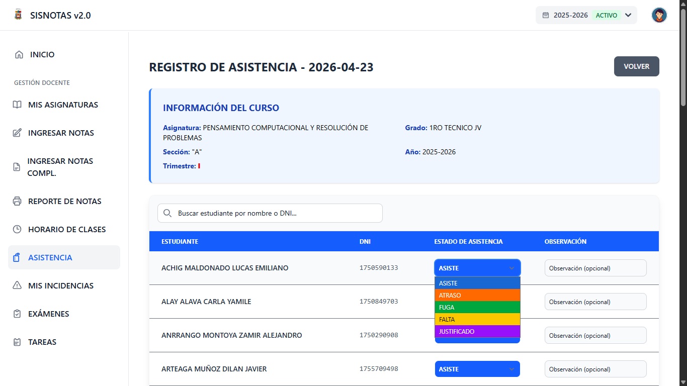 Asistencia